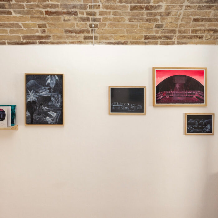 1. FIUTO Art Space. La notte più lunga, Luca Caimmi. Veduta allestimento. Ph Ronan Chris Murphy 2